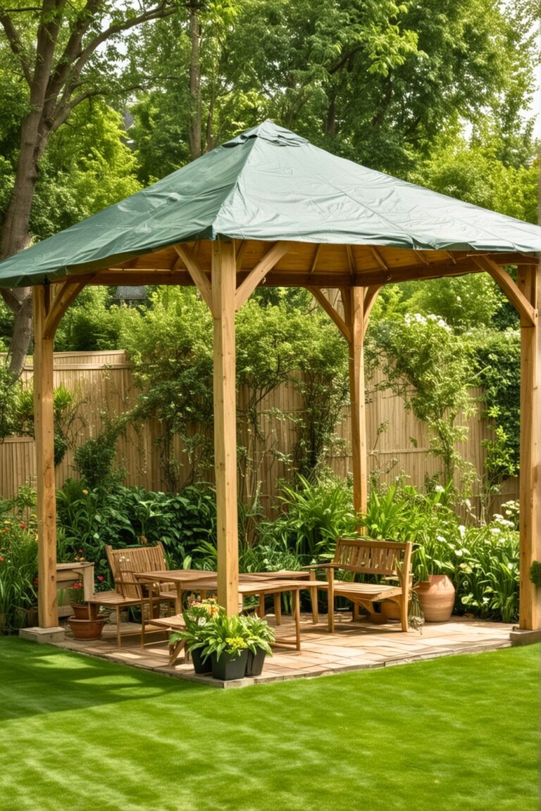 Top 15 DIY Gazebo Ideas Cheap [Within Budget] – craftydiyers.com