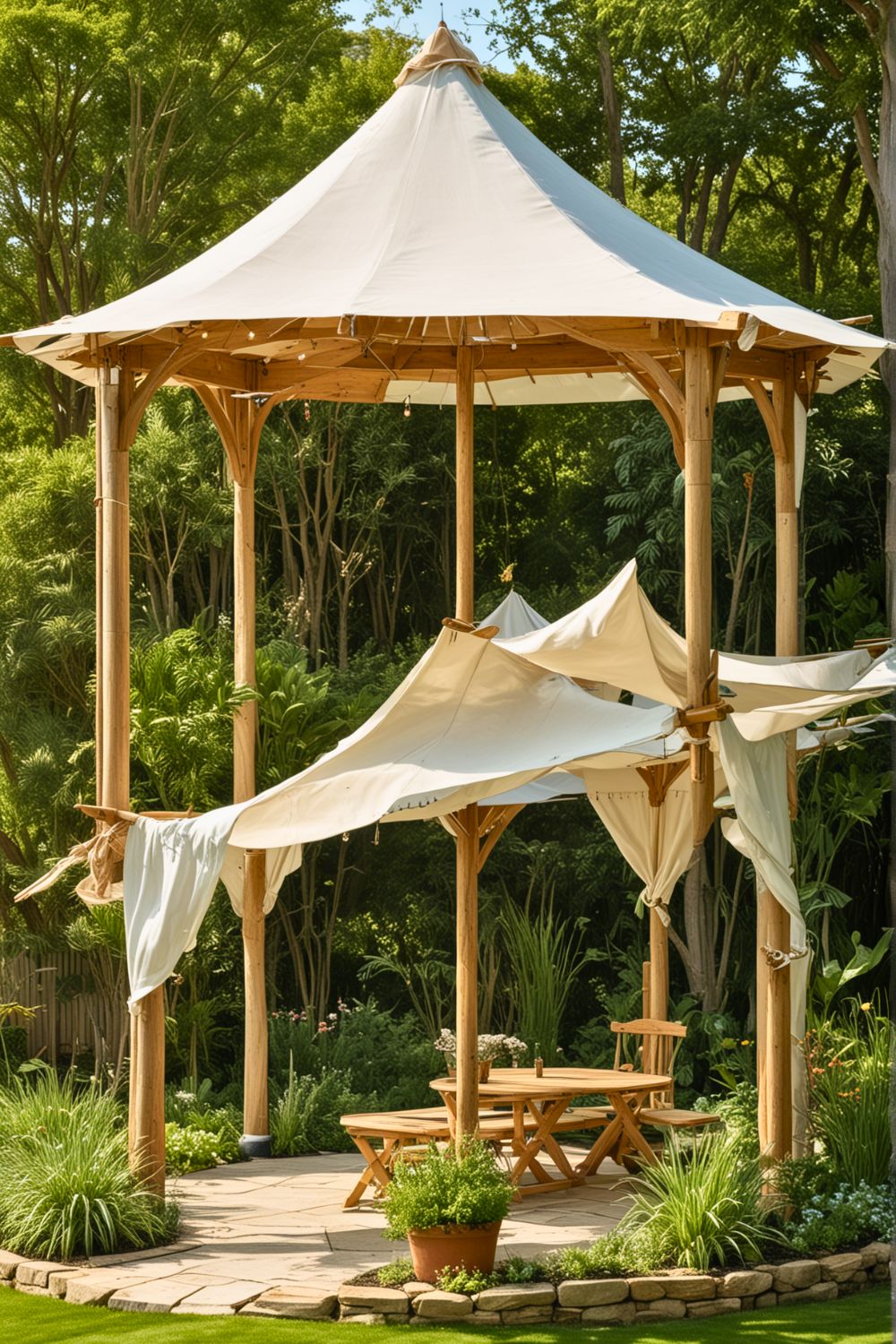 Top 15 DIY Gazebo Ideas Cheap [Within Budget] – craftydiyers.com