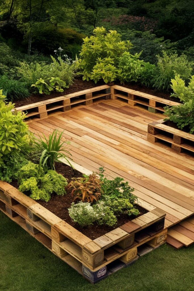 19 DIY Pallet Patio Deck [Complete Guide] – craftydiyers.com