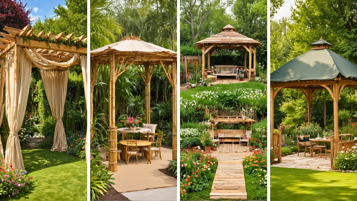 Top 15 DIY Gazebo Ideas Cheap [Within Budget] – craftydiyers.com