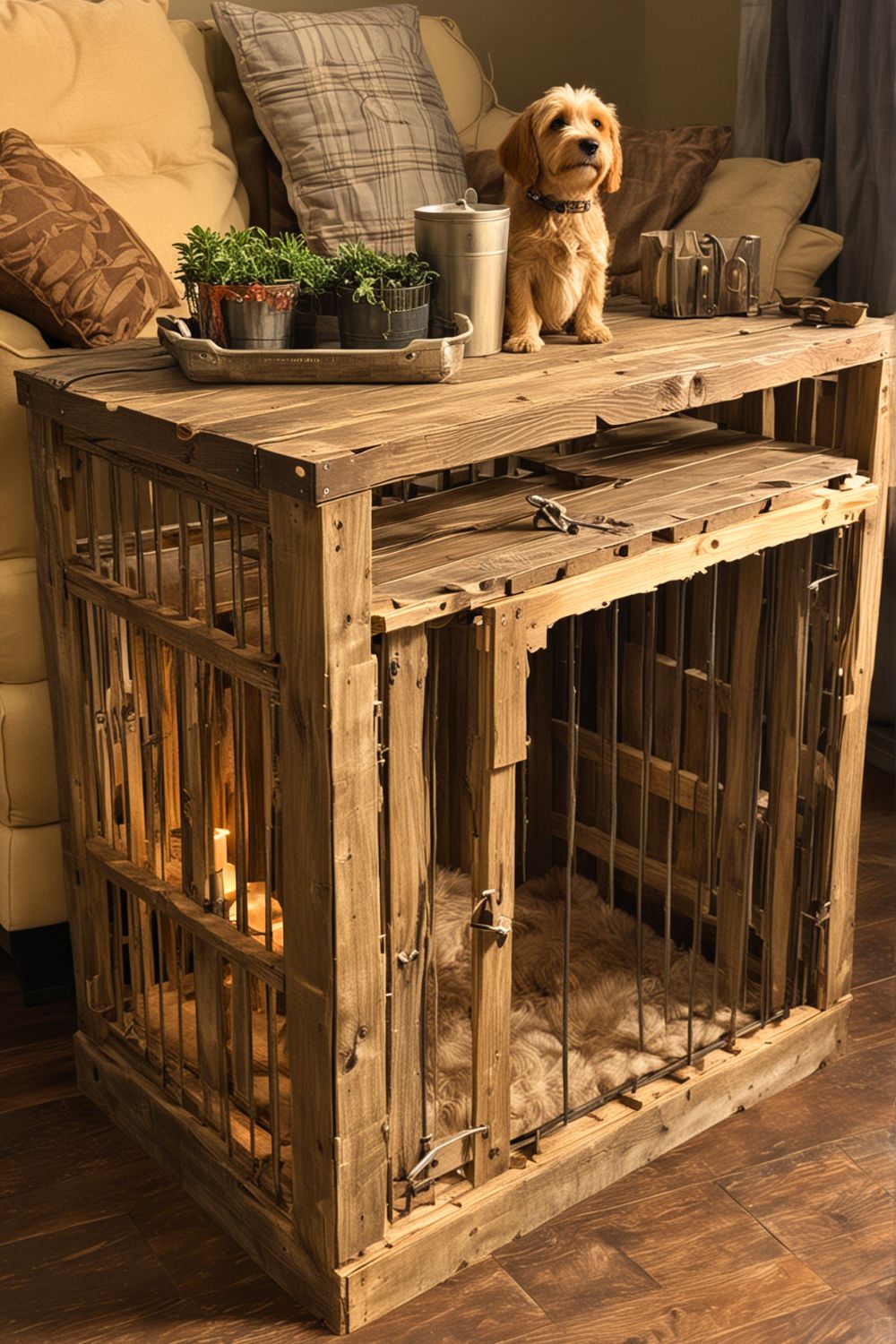 Photo inspiration: DIY Dog Crate Ideas For Playrooms Reference: Top 15 DIY Dog Crate Ideas Within Budget