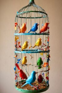 Top 15 DIY Bird Cage [Within Budget] – craftydiyers.com - Recycled-Material Round Bird Cage Designs