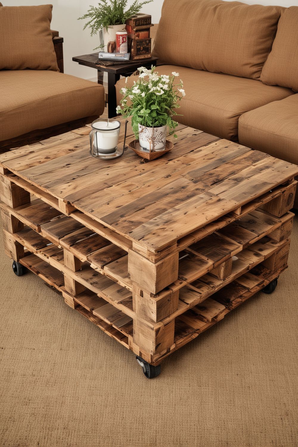 Pallet Dừa Đa Năng - Giải Pháp Xanh Cho Doanh Nghiệp 4 Sáng tạo từ pallet làm từ xơ dừa