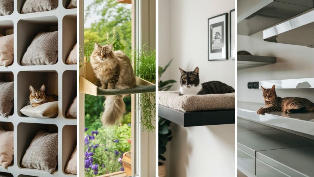 DIY Cat Shelves