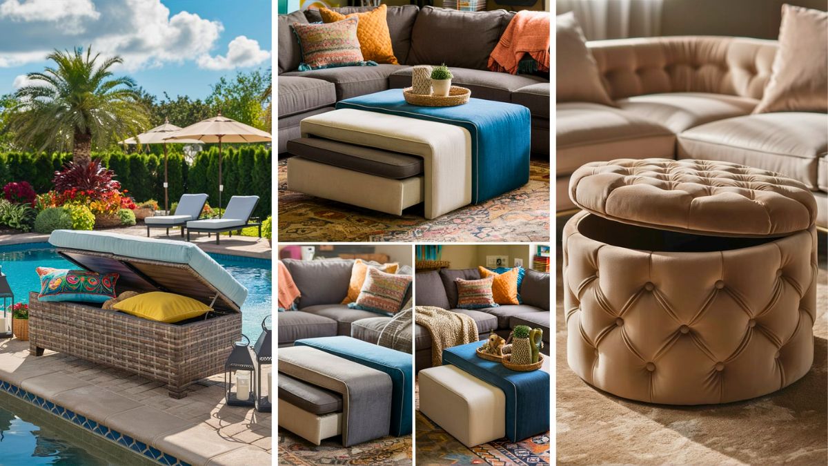 15 Storage Ottoman Ideas [Make Within Minutes]