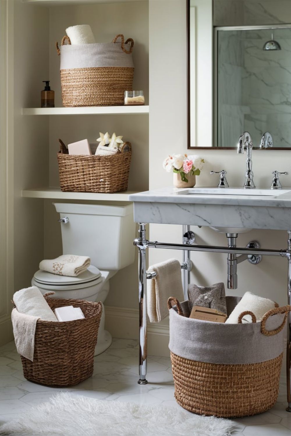 View of 25 Bathroom Storage Ideas [Within Budget] – craftydiyers.com