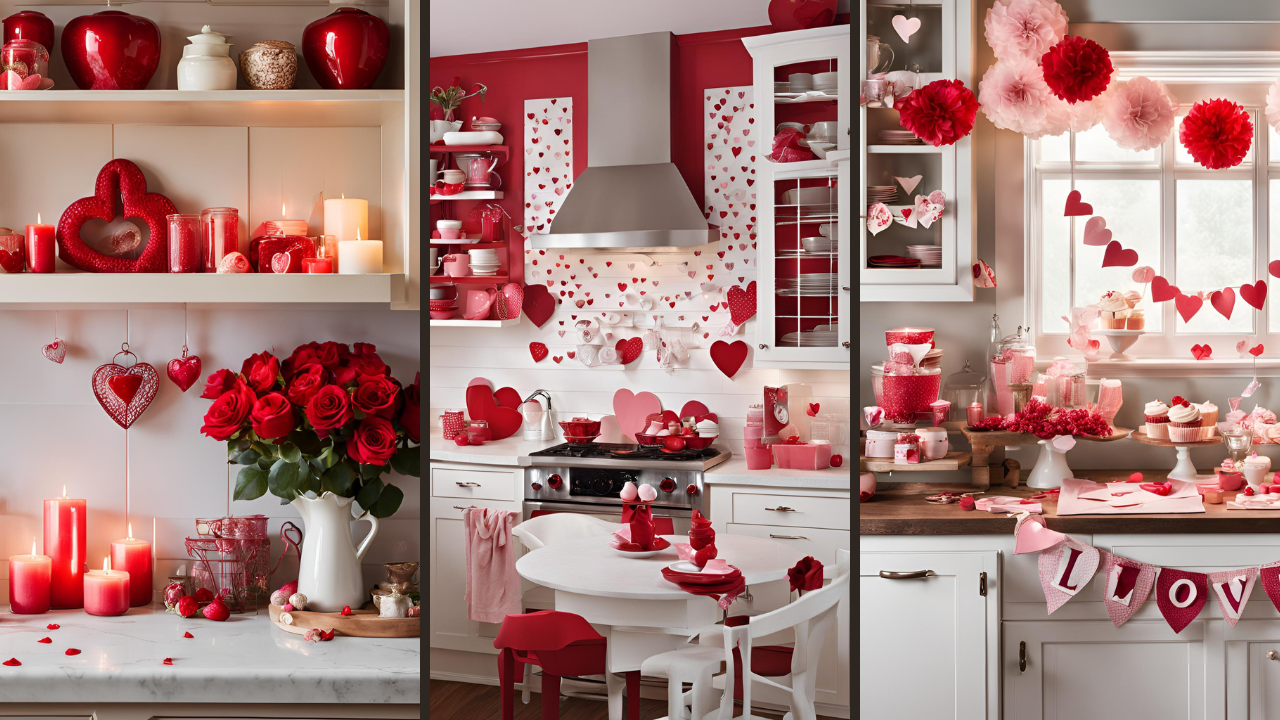 27 Kitchen Cabinet Valentine Decor Ideas – craftydiyers.com