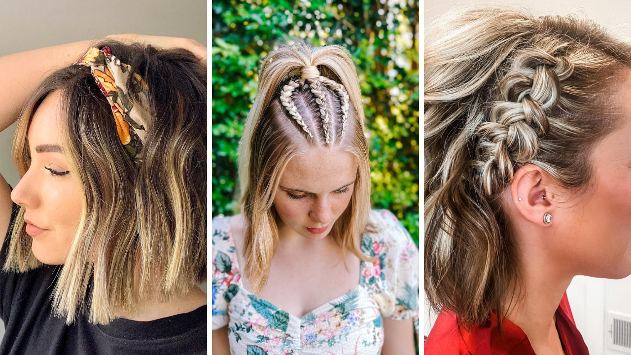Braid inspo short hair